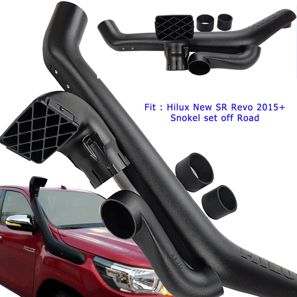 Black Tayota Hilux Revo 4x4 ABS Pickup Truck Snorkel