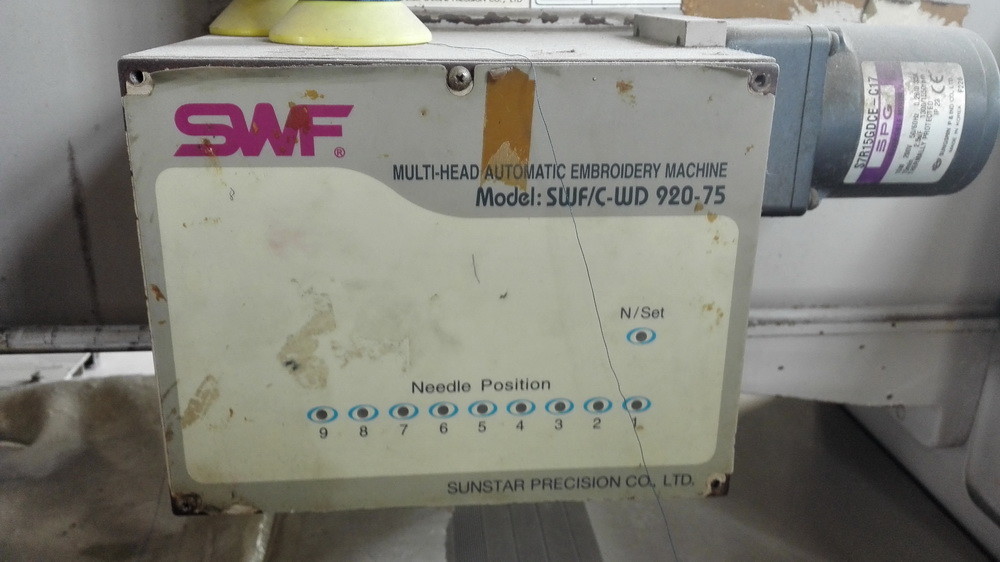 High Speed Electronic Used SWF Embroidery Machine For Cap And T Shirt