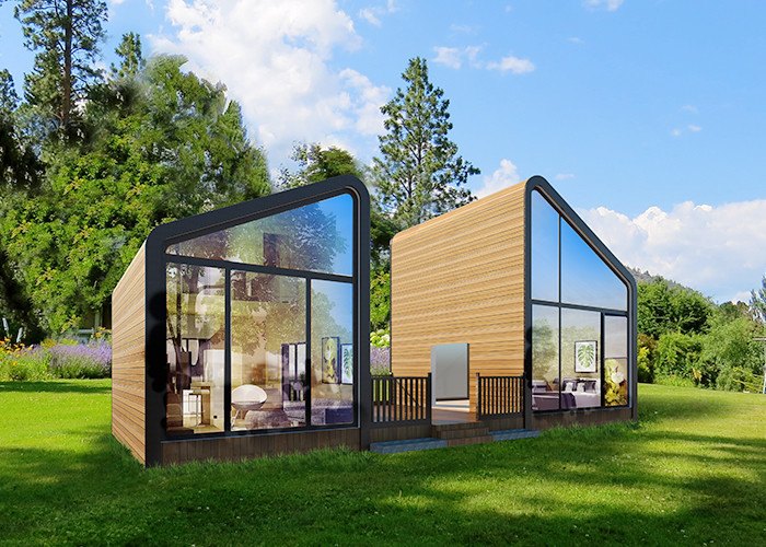 Modern Design Prefab Light Steel Garden Studio For Holiday Steel Home Kits Resort Hotel Custom House