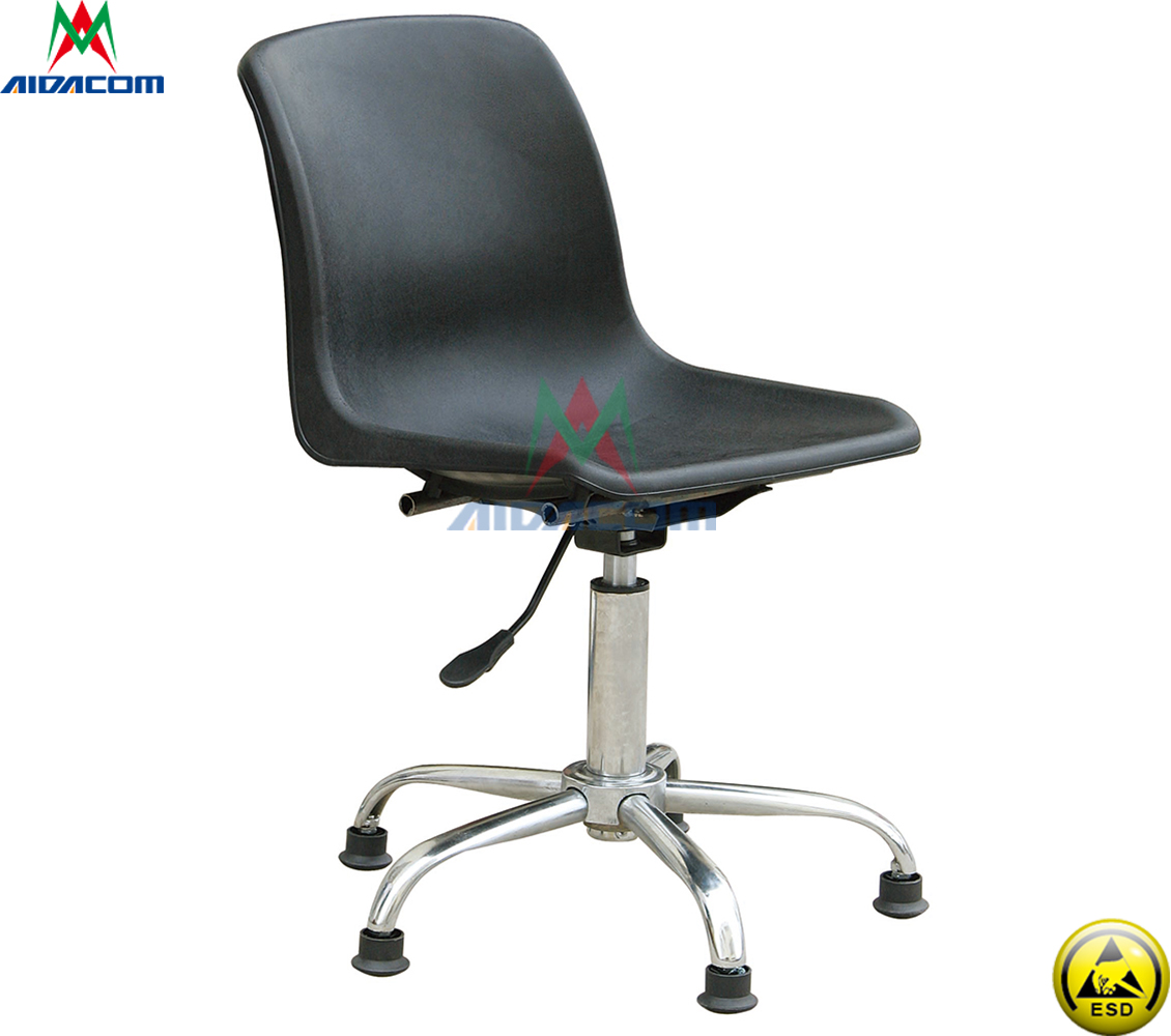 65cm Depth 100mm stroke 10e6 ESD Antistatic Stool