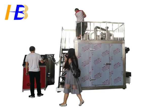 55kw Plastic Cryogenic Grinding Equipment , Stainless Steel Cryogenic Grinding