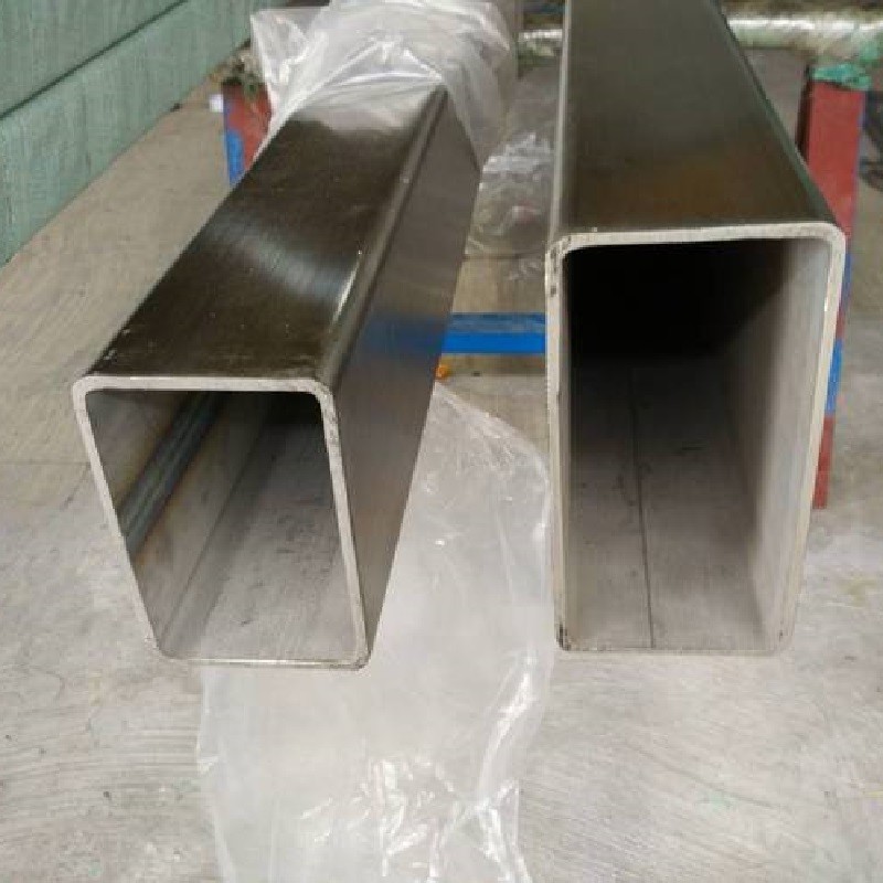ERW EFW Welded Stainless Steel Square Tube / Stainless Steel Rectangle Pipe Tube Grade 201 304 316L 321