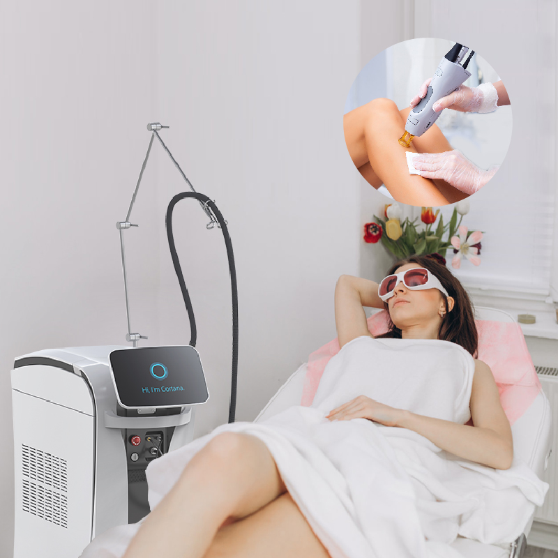 755nm 1064nm Newest Model Gentle Alex Laser Hair Removal Machine with ND Yag Laser