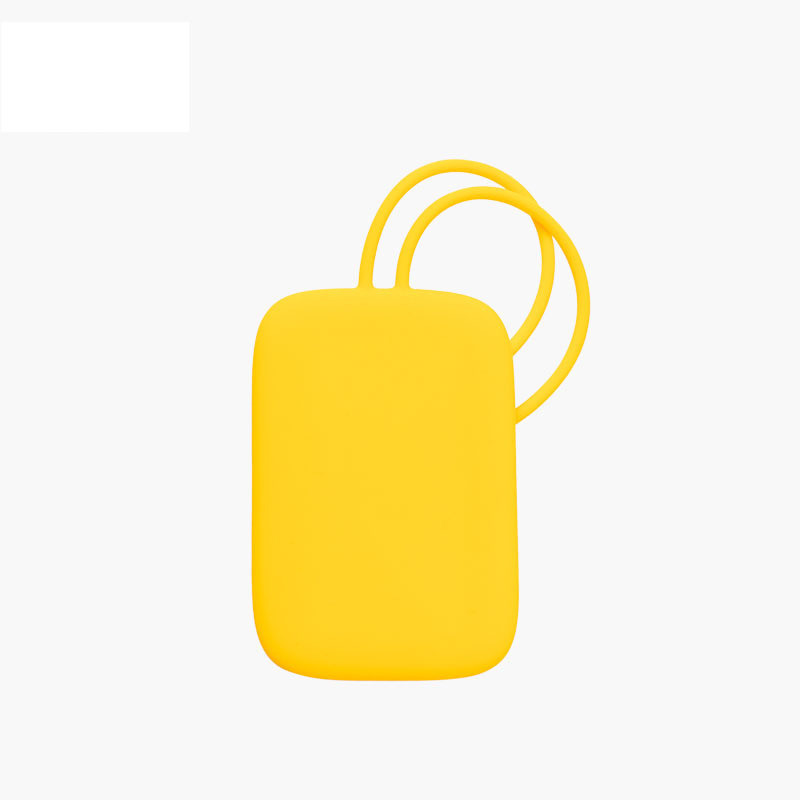 Cartoon Baggage Suitcase Labels Colorful Silicone Name ID Card For Creative Travelers