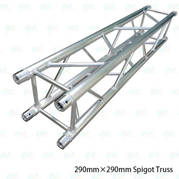 Aluminum Truss Stage Truss Concert Stage Roof Truss System 290mm*290mm Spigot