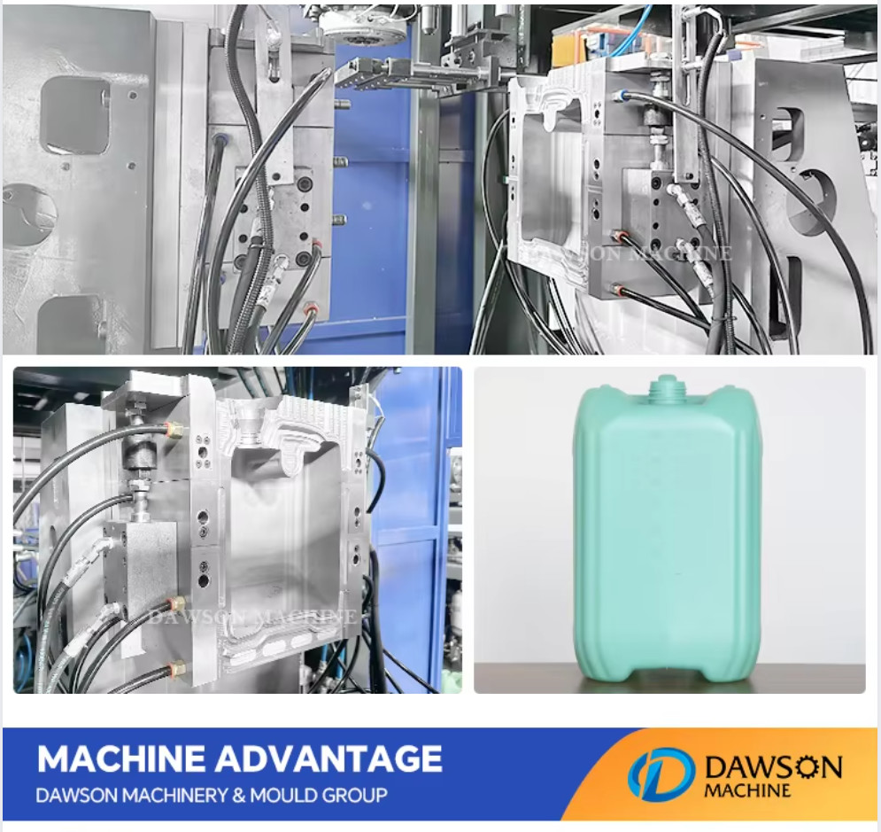 Automatic Lubricant Oil Jerrycan Making Machine Extrusion Blow Molding Machine 20l