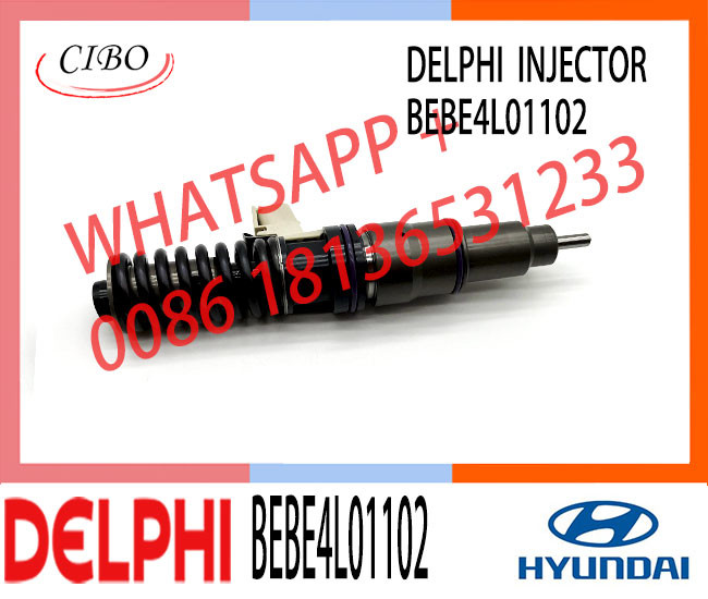 Diesel Fuel Injector BEBE4L01002 BEBE4L01102 For HYUNDAI L Engine Parts 33800-84710 fuel injector repair kit
