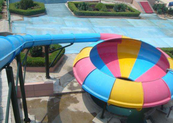 Behemoth Space Bowl Water Slide Water Park Equipment 11m Platform Height