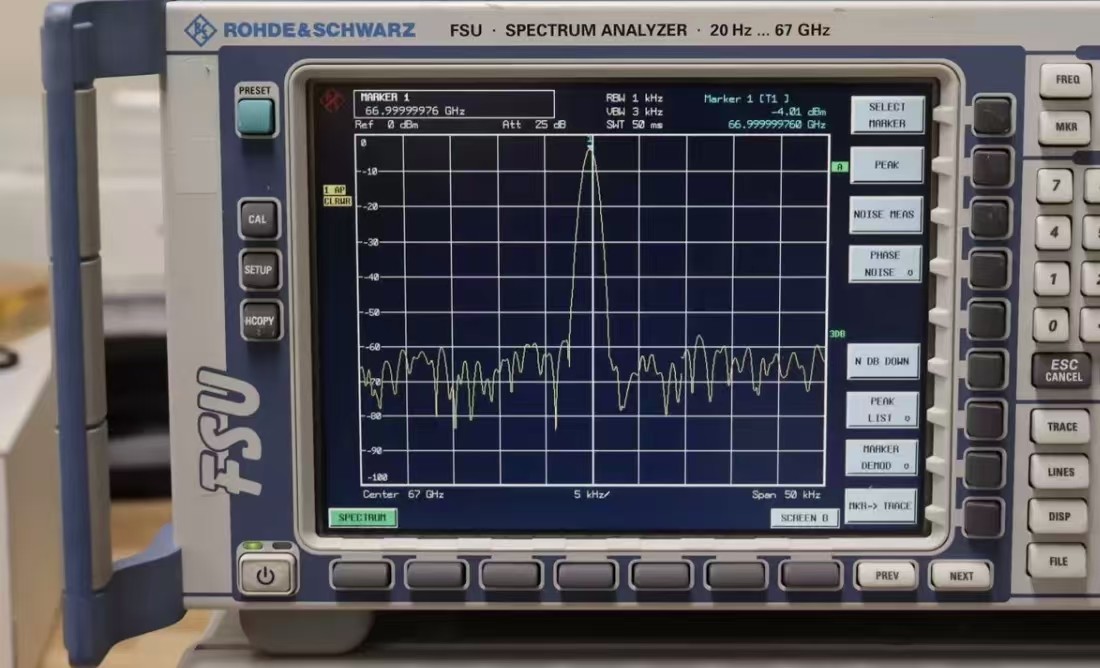 Tested and calibrated Rohde and Schwarz FSU67 20Hz to 67GHz Spectrum Analyzer