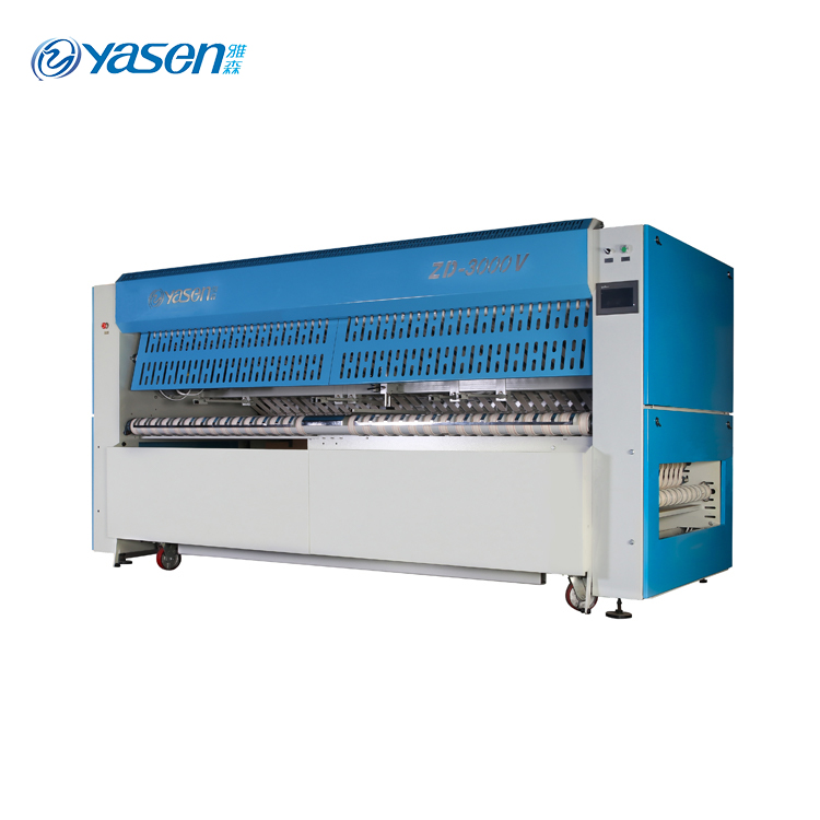 Hot Cement Edge Linen Foldimate Laundry Folding Machine 3000mm Maximum Folded Width