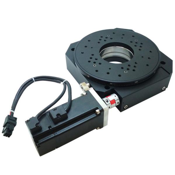 Aluminum Alloy 200mm Motorized Rotation Stage Electric Rotary Table 360 Degree