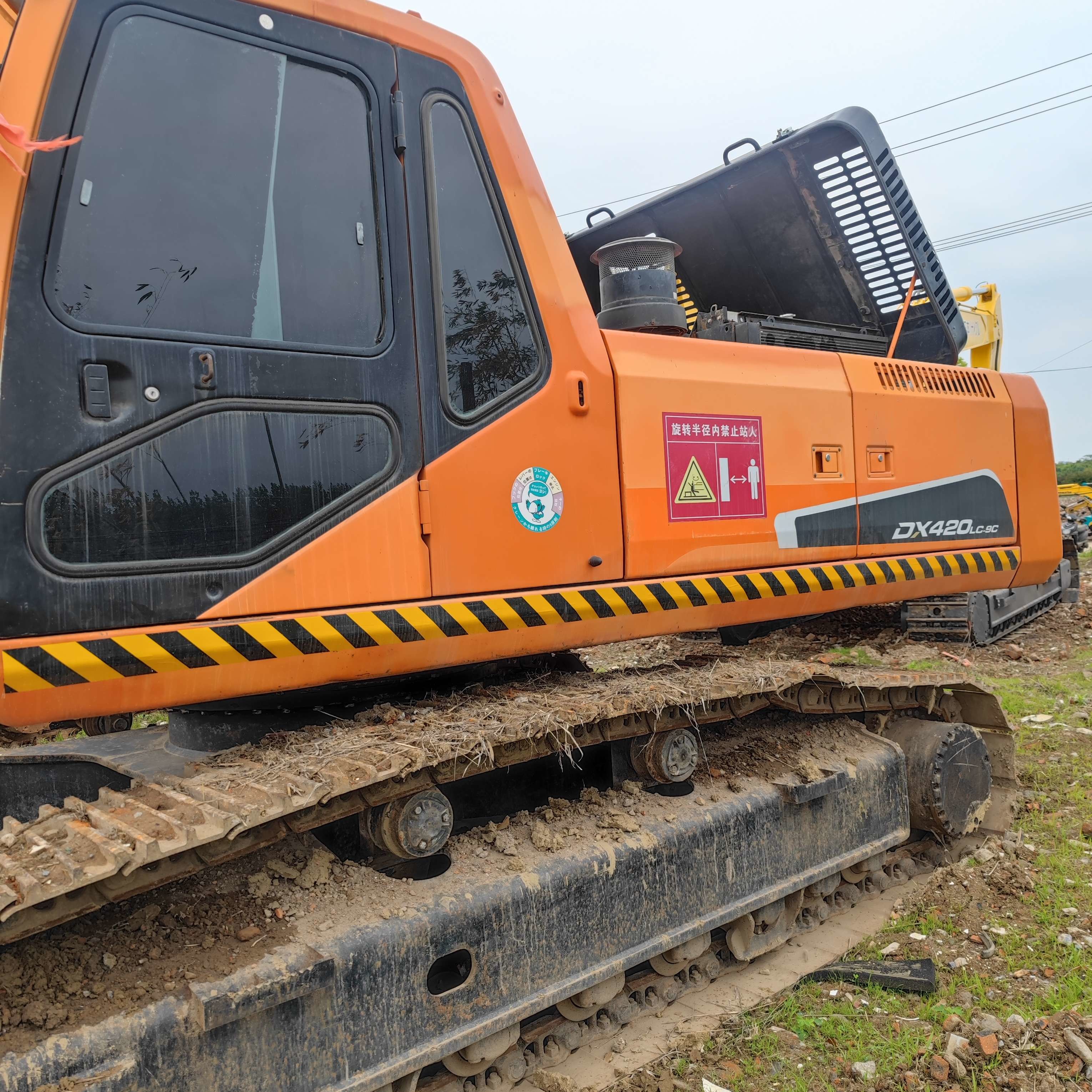 Used Doosan Digger DX420LC Secondhand 42ton Big Type Crawler Excavator
