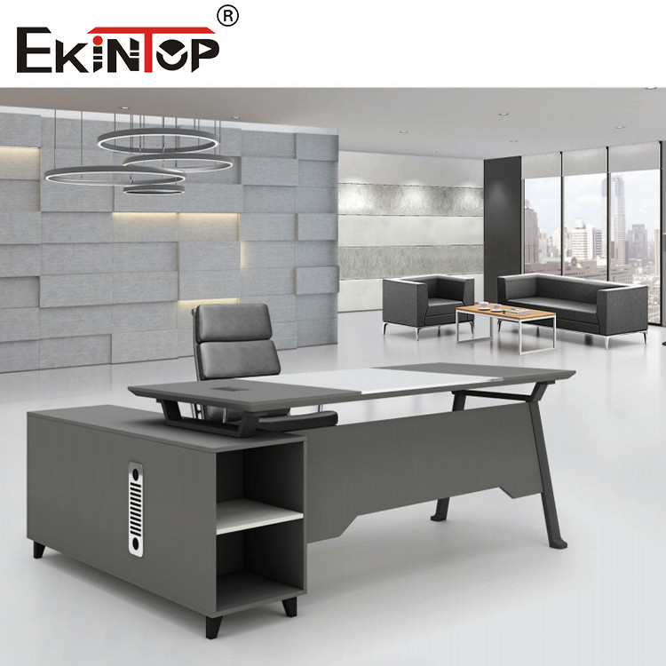 tempered glass desk