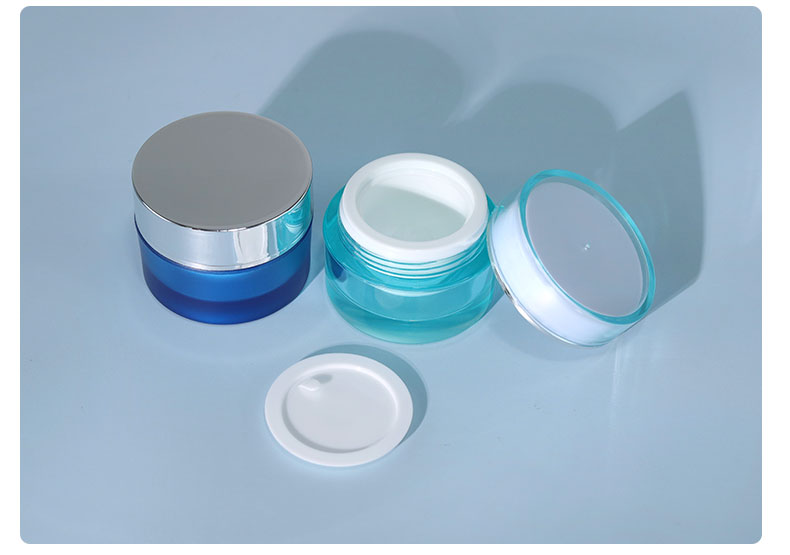 Round Shape Eye Cream Bottle for Cosmetic Packaging from Acrylic Plastic