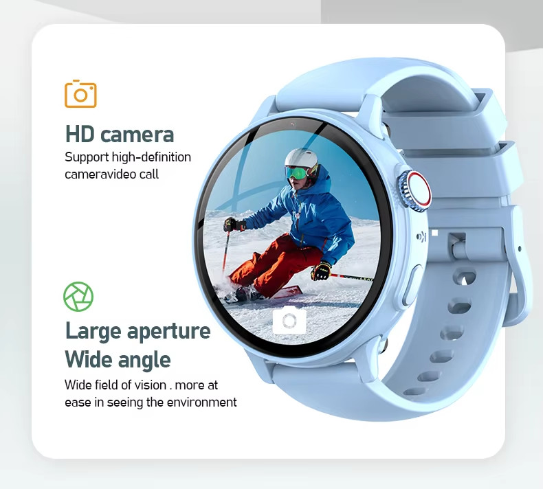 Waterproof APP Control Childrens Tracker Watch GPS WIFI LBS 600mAh