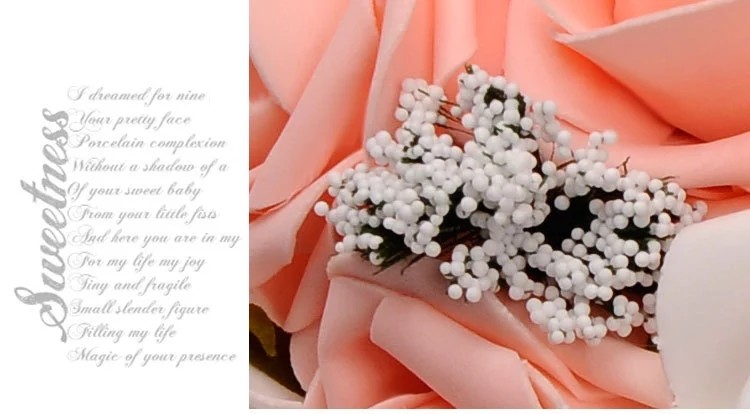 European and American PE foam lace bride holding bouquet wedding bridesmaids simulation wedding bouquet