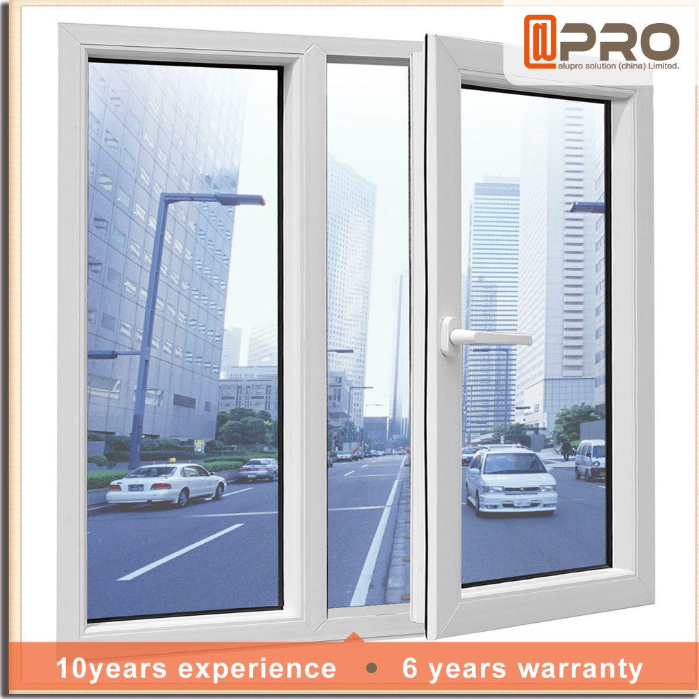 Double Glazed Aluminum Frame Tempered Glass Swing Window