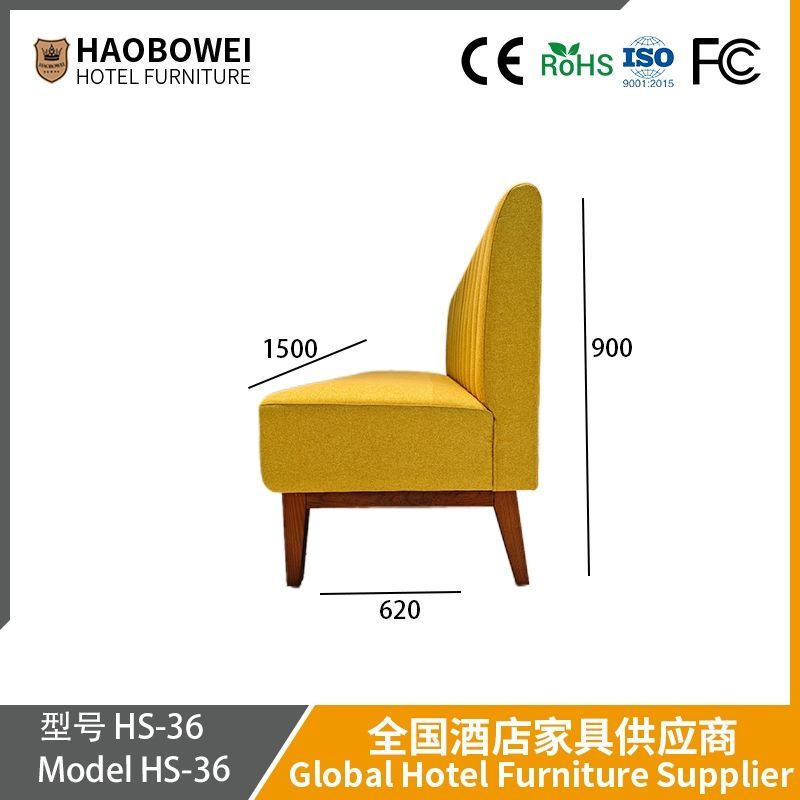 Foshan Furniture. Fabric Booth Sofa. Restaurant Furniture. Theme Restaurant. Customized Booth Sofa for Restaurant Private Rooms.