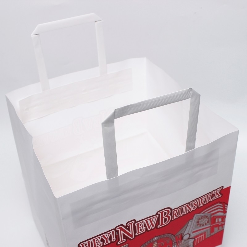 Can Be Customized Logo White High Quality Packaging Kraft Paper Bag