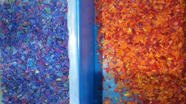 Recycle Plastic Colour Sorting Machine 6 Chutes 384 Channels