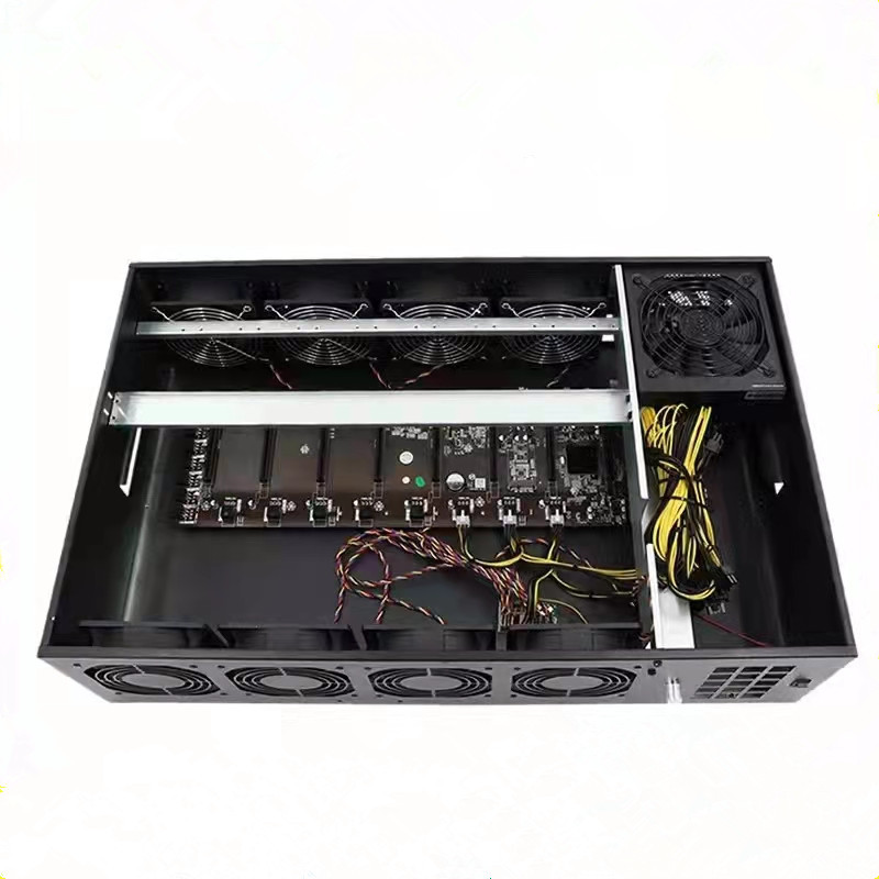 3070 1660s 65mm GPU Mining Case 8 Gpu Open Air Motherboard