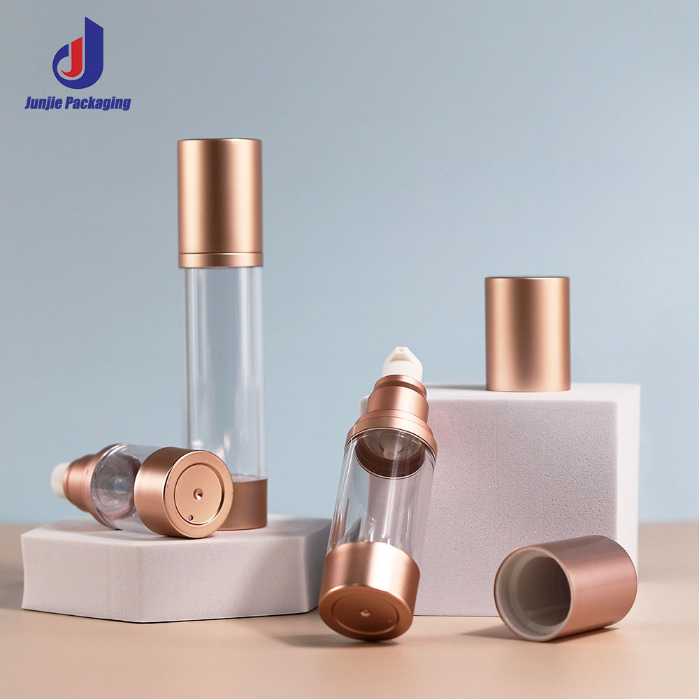 Luxury Airless Cosmetic Bottles Customized Containers For Skin Care Products