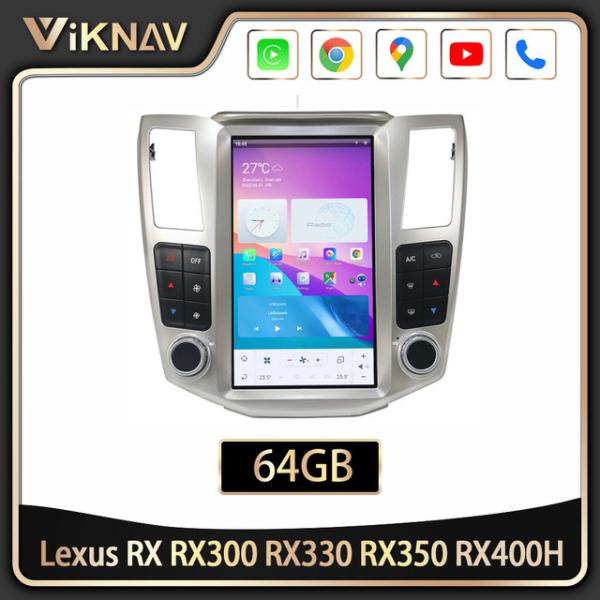 Viknav Car Radio For LEXUS RX (2009-2014) 12.3 inch Android 13 Auto New Upgrade