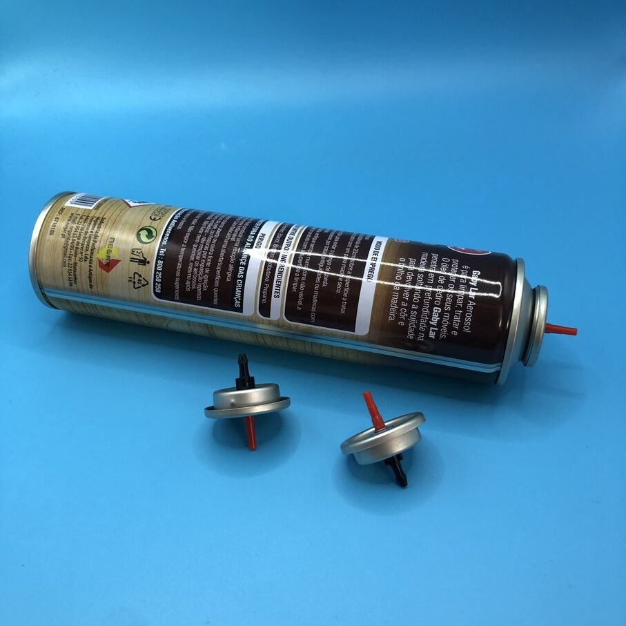 Cigarette Lighter Gas Refill Connection Valve with Plastic and Metal Stem Material