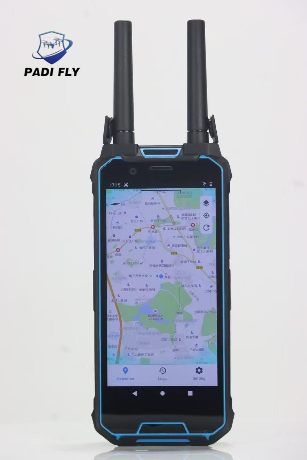 Handheld 3km Dji Fpv Autel Multi-Brand Drone Signal Detector with Screen Display Drone Position Positioning Function