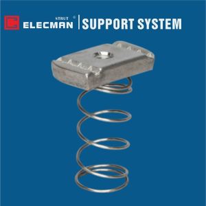 Zinc Plated Galvanized Steel Strut Channel Nuts With Regular Spring