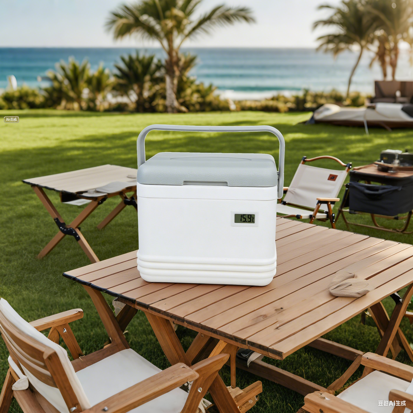 Phefon FS-5L Ice Cooler Box with Ice Packs for Camping and Picnics