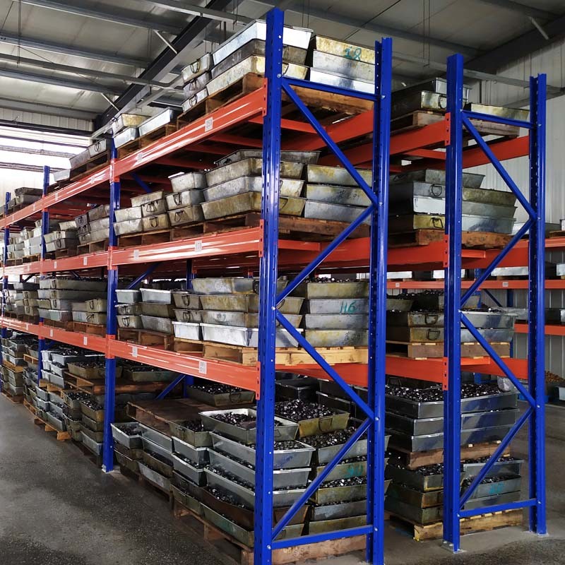 Customized Industrial Metal Warehouse Racking Pallet Racking System 500kgs-2500kgs/Shelf