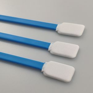 China Plotter Printerhead Cleaning Swabs Polyester Surface Flat Microfiber Tip on sale