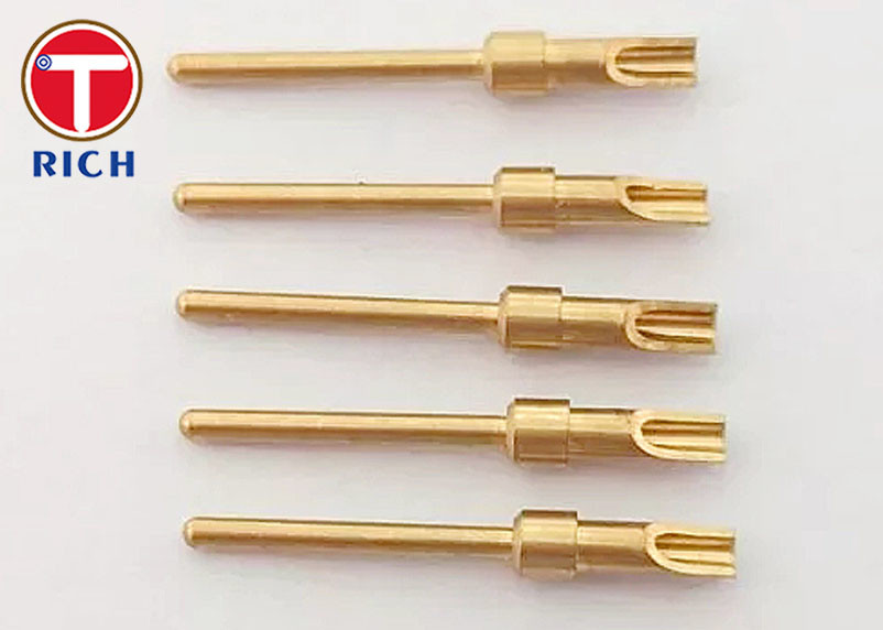 Brass Custom CNC Machined Parts For Transmission Signal Probe Sheet