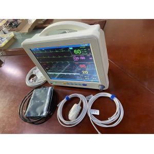 Off White Color Portable Vital Signs Monitor With ECG SPO2 NIBP And Temp