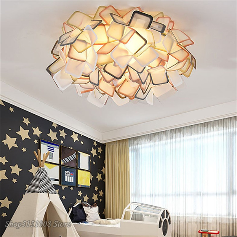 Nordic ceiling lights warm flower balcony living room bedroom scandinavian lights(WH-MA-162)