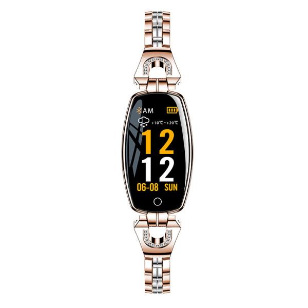2019 Women Gift Smart Watch Bracelet H8 Mi Band With Heart Rate Blood Pressure