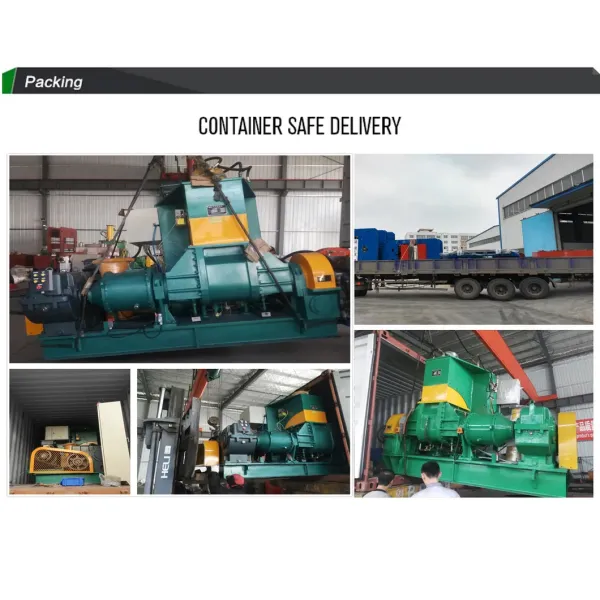Rubber kneader machine