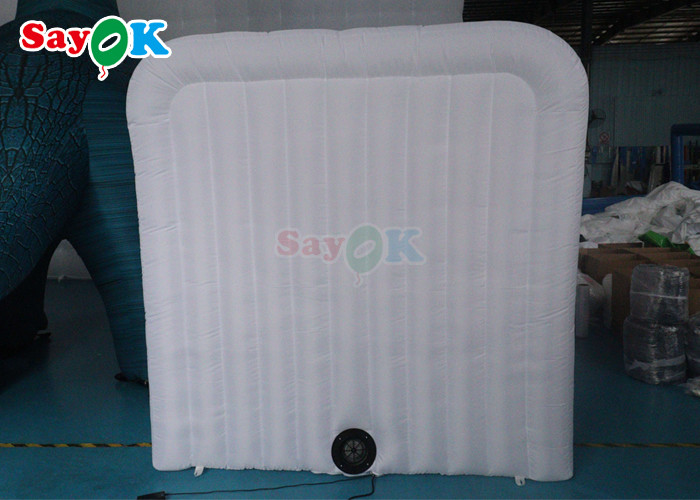 Inflatable Club Portable 360 Lighted Photo Booth Enclosure Inflatable Cube Backdrop
