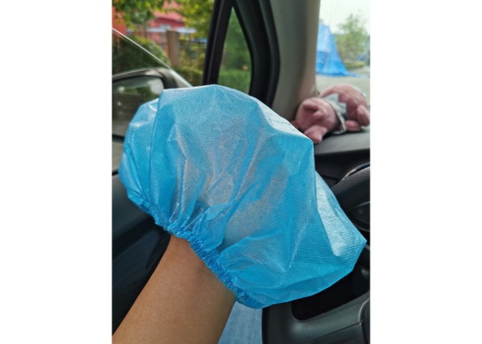 Blue Mushroom Shape Disposable Head Cover