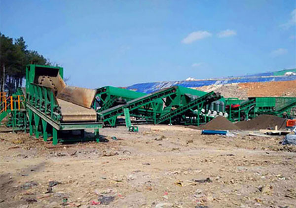 Open Green Future Domestic Waste Sorting Plant Fully Automatic Sorting