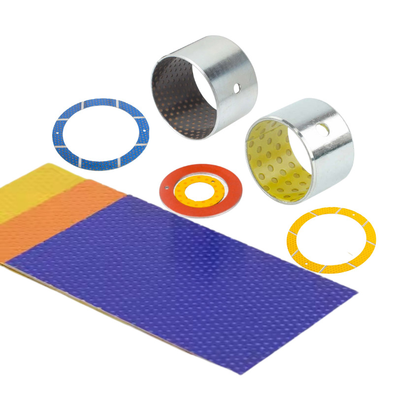 Boundary Lubrication Bearings | Polytetrafluoroethylene () & Polyoxymethylene (POM) Bearing Steel Backing