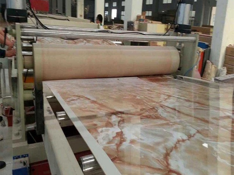 Newly Developed PVC Artifical Marble Sheet Making Machine