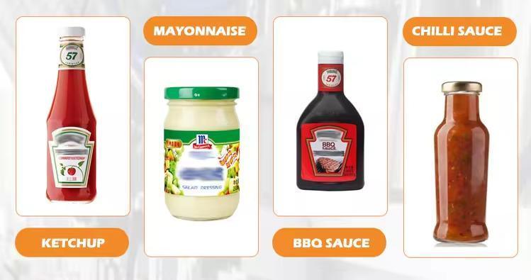 Automatic Npack Tomato Paste Sauce Bottling Equipment Ketchup Jam Filling Packing Machine