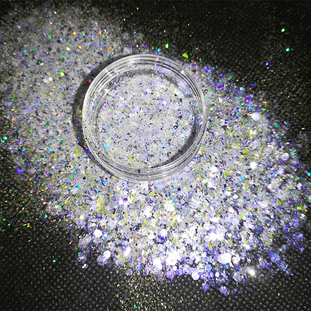Make a Statement with Excellent Nail Art Effect Glitter Por Mayor Bulk Chunky Glitter in Colorful Shades