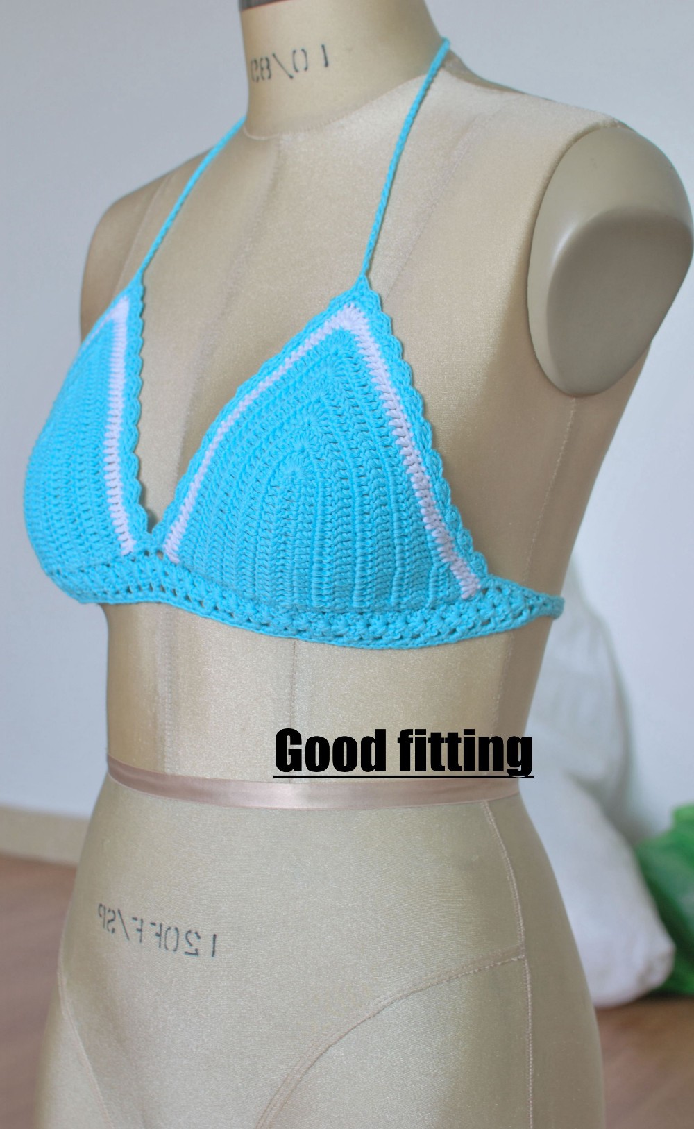 underwear underwear, Bikini swim suit, Navy Crochet Swimwear Beachwear Bikini Bikini