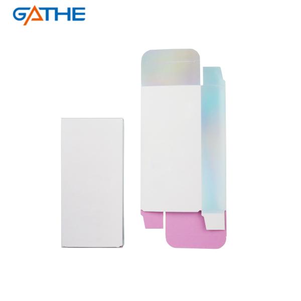 Custom Logo Luxury Laser Color Folding Gift Box Cosmetic Lipstick Storage