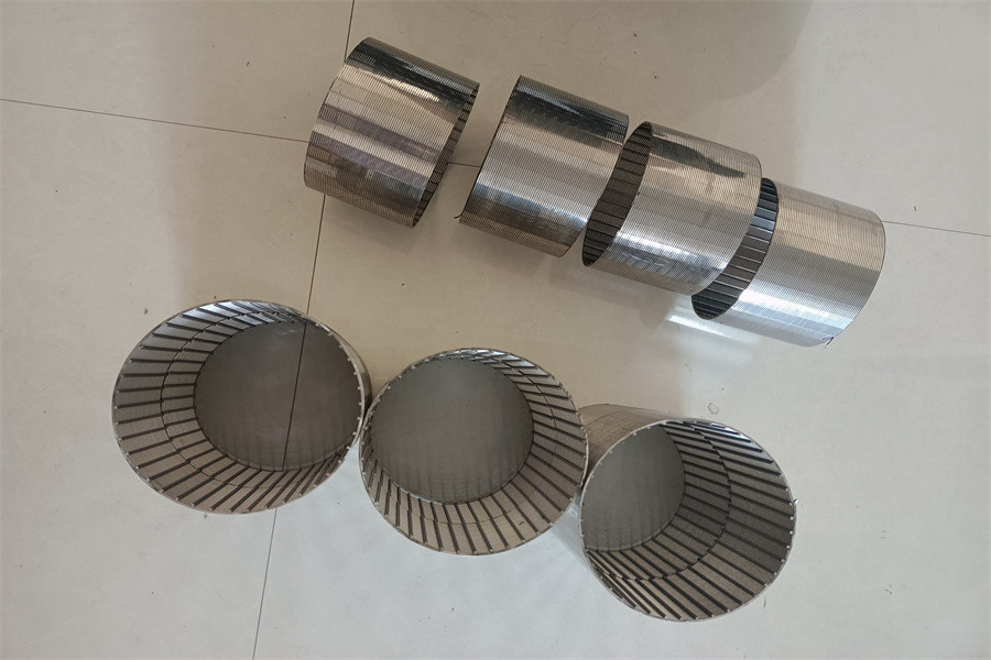 159mm 168mm Profile Wire Screen Wrapped 304 Stainless Steel Wire Filter