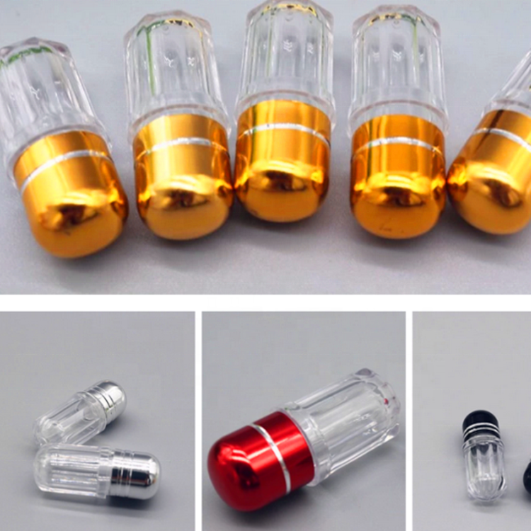 1g Plastic Capsule Bottles Round Polystyrene Mini Pill Bottles