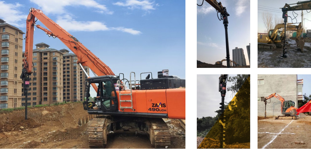 DaYan.HB Mini Post Hole Digger For Backhoe 190mm Excavator Earth Auger